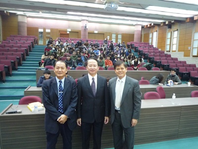 怡和保全公司刘董长应铭传大学企业讲座邀请演讲